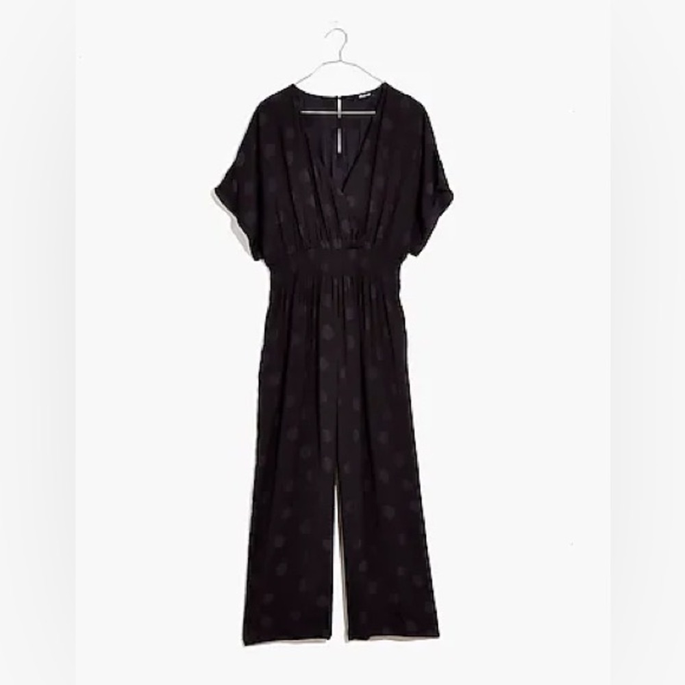 Madewell S Wrap-Front Smock-Waist Jumpsuit